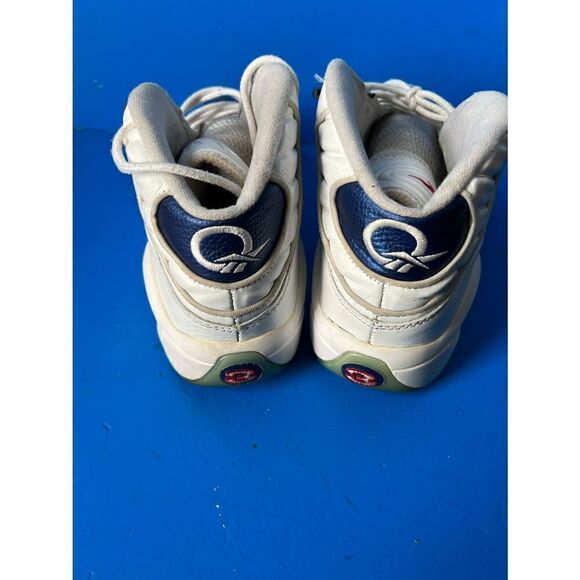 Reebok Question Mid 2016 Blue Toe Size 10 - Picture 4 of 6